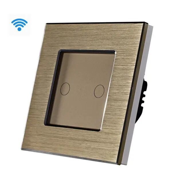Wise pametni prekidač, 2 tastera, aluminijumski panel crni - Image 4