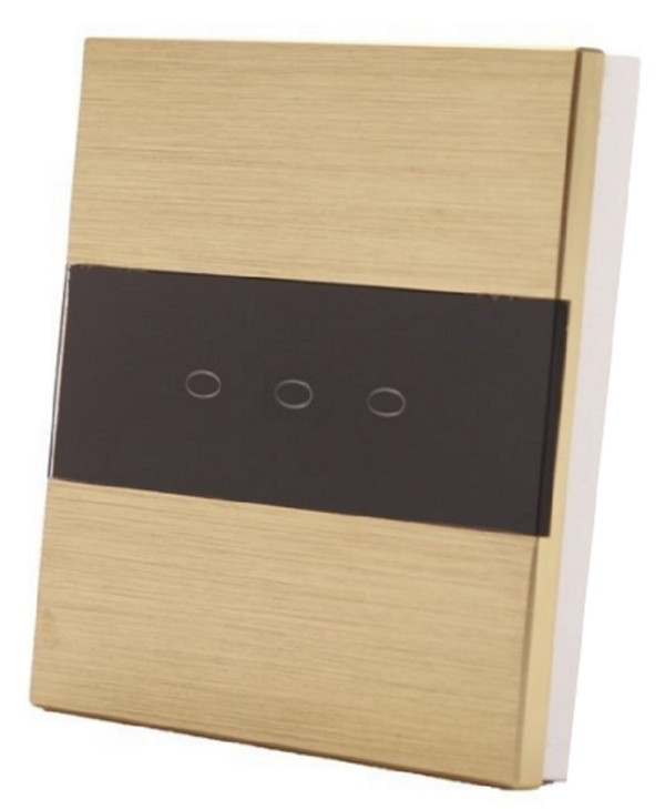 Wise daljinski prekidač - transmiter - 3 tastera - aluminijumski panel - Image 5