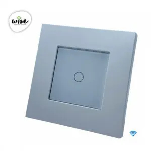 WISE wifi pametni prekidač - 1 taster, PVC mat panel beli