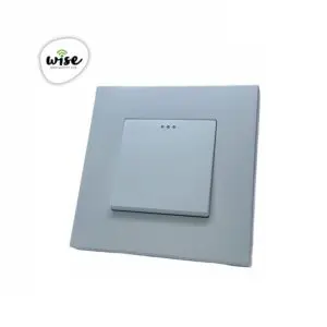 Wise prekidač mehanički, 1 taster, PVC mat panel