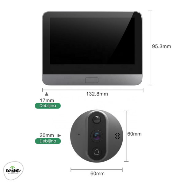 Wise pametni interfon set displej i kamera - Image 6