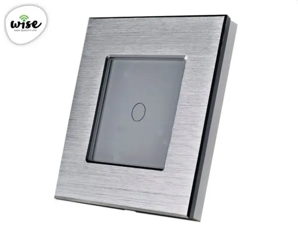 Wise daljinski prekidač - transmiter - 1 taster - aluminijumski panel