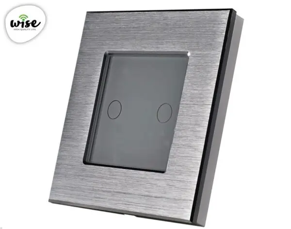 Wise daljinski prekidač - transmiter - 2 tastera - aluminijumski panel