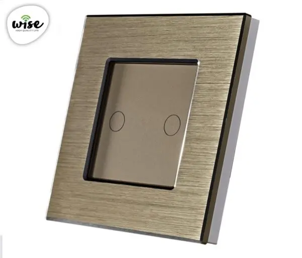 Wise daljinski prekidač - transmiter - 2 tastera - aluminijumski panel - Image 2