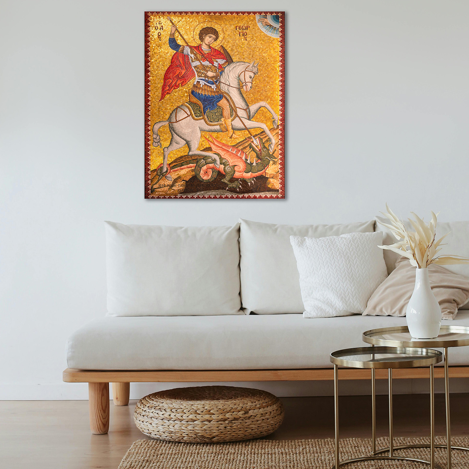 Ikona na staklu - Sveti Djordje
