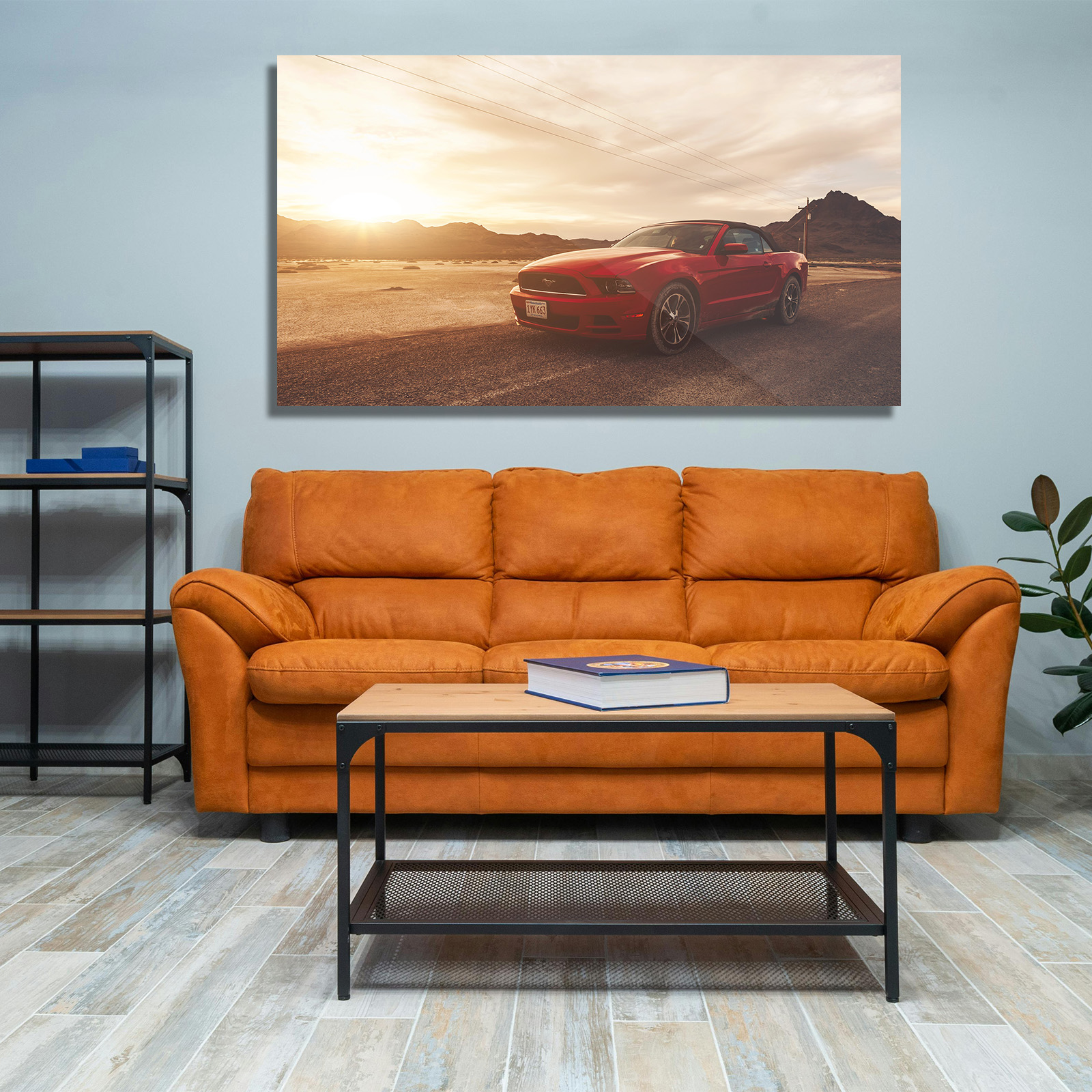 Slika na staklu - Ford Mustang