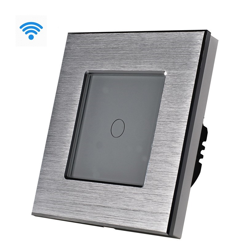 Wise pametni prekidač, 1 taster, aluminijumski panel krem - Slika 6