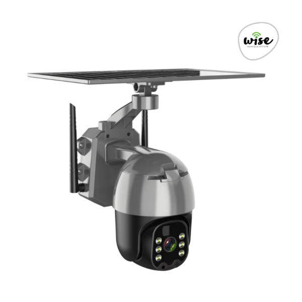 WISE PTZ kamera sa solarnim panelom 8W lampa, 2MP