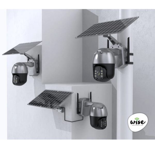 WISE PTZ kamera sa solarnim panelom 8W lampa, 2MP - Image 3