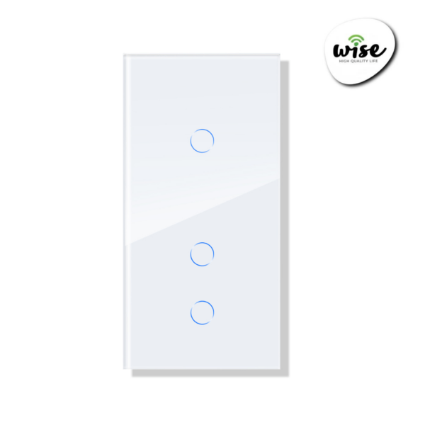 Wise pametni prekidač, modularni set za kupatilo, beli, 3 tastera - Image 2