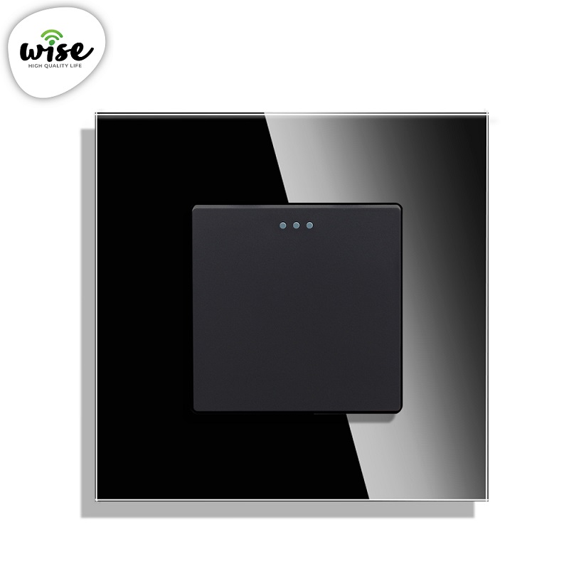 Wise prekidač mehanički, 1 taster, stakleni panel - Slika 2